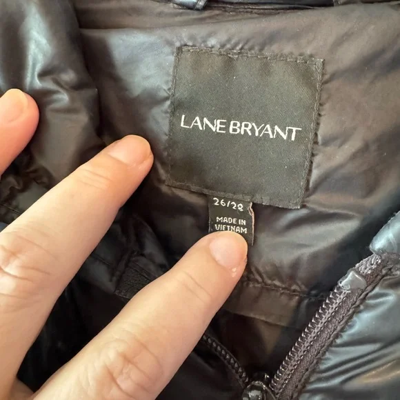 Lane Bryant Packable Puffer jacket 26/28 - Picture 3 of 7